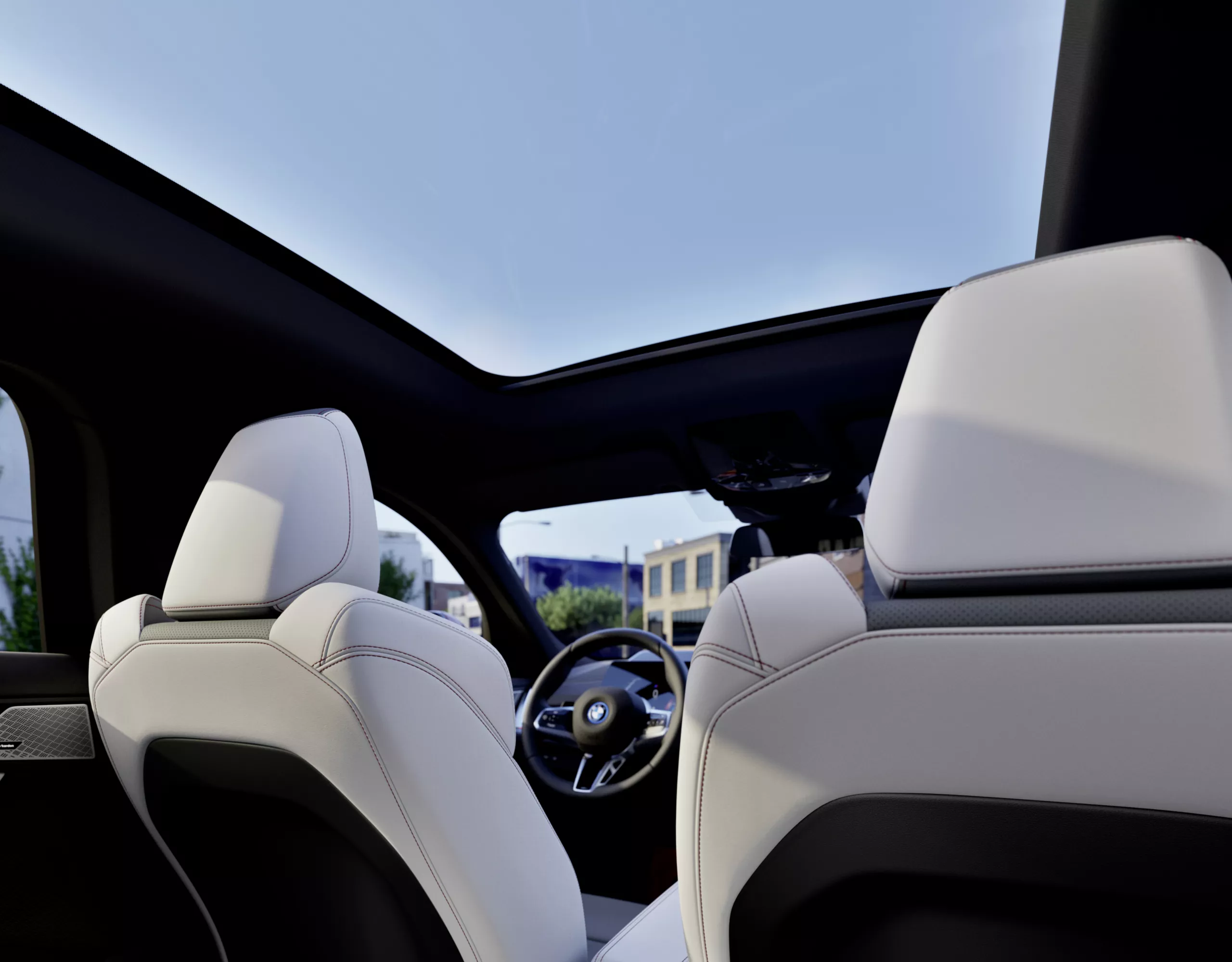 BMW iX2 elektrische X2 SUV U10 glazen panoramadak