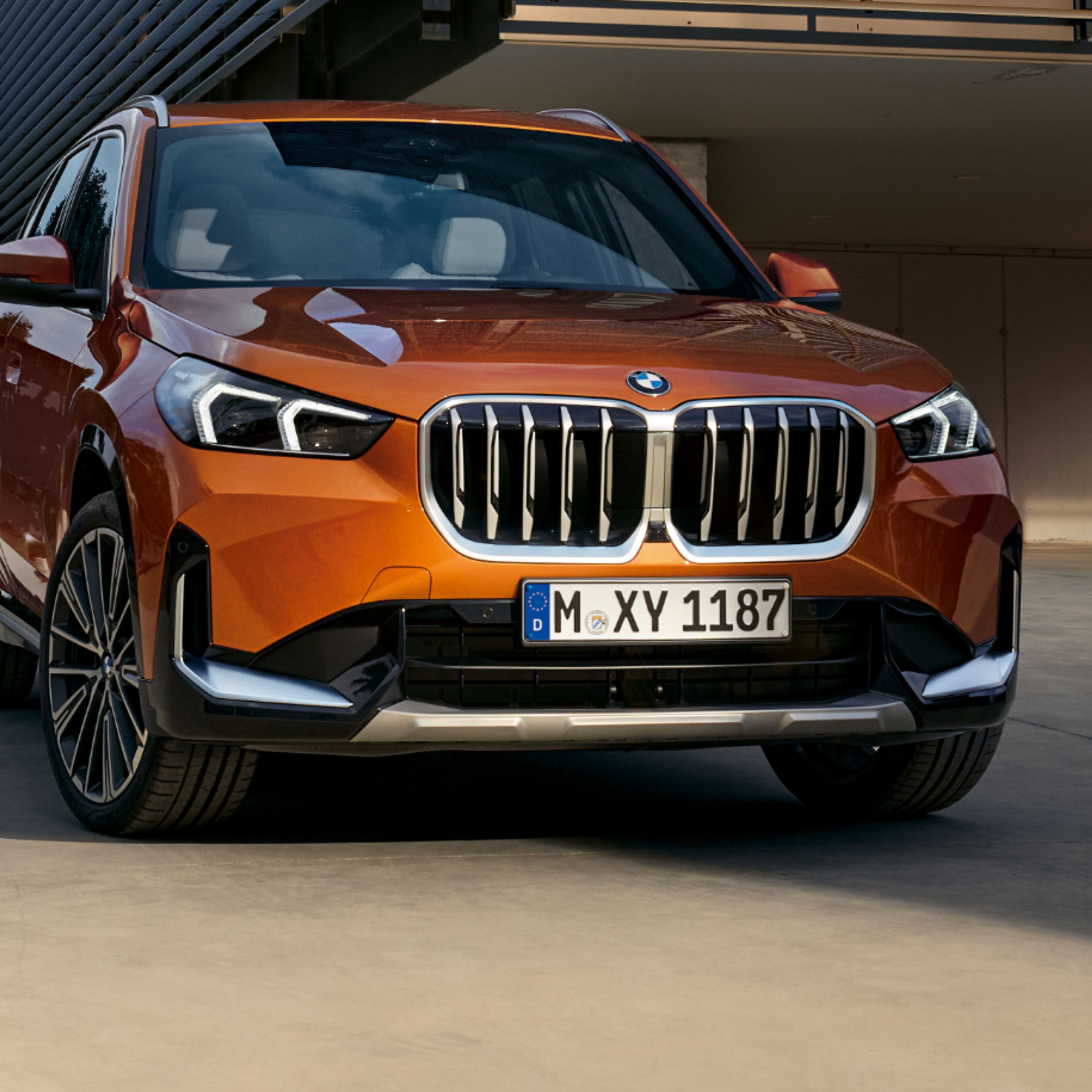 Дизайн на предната част на BMW X1 