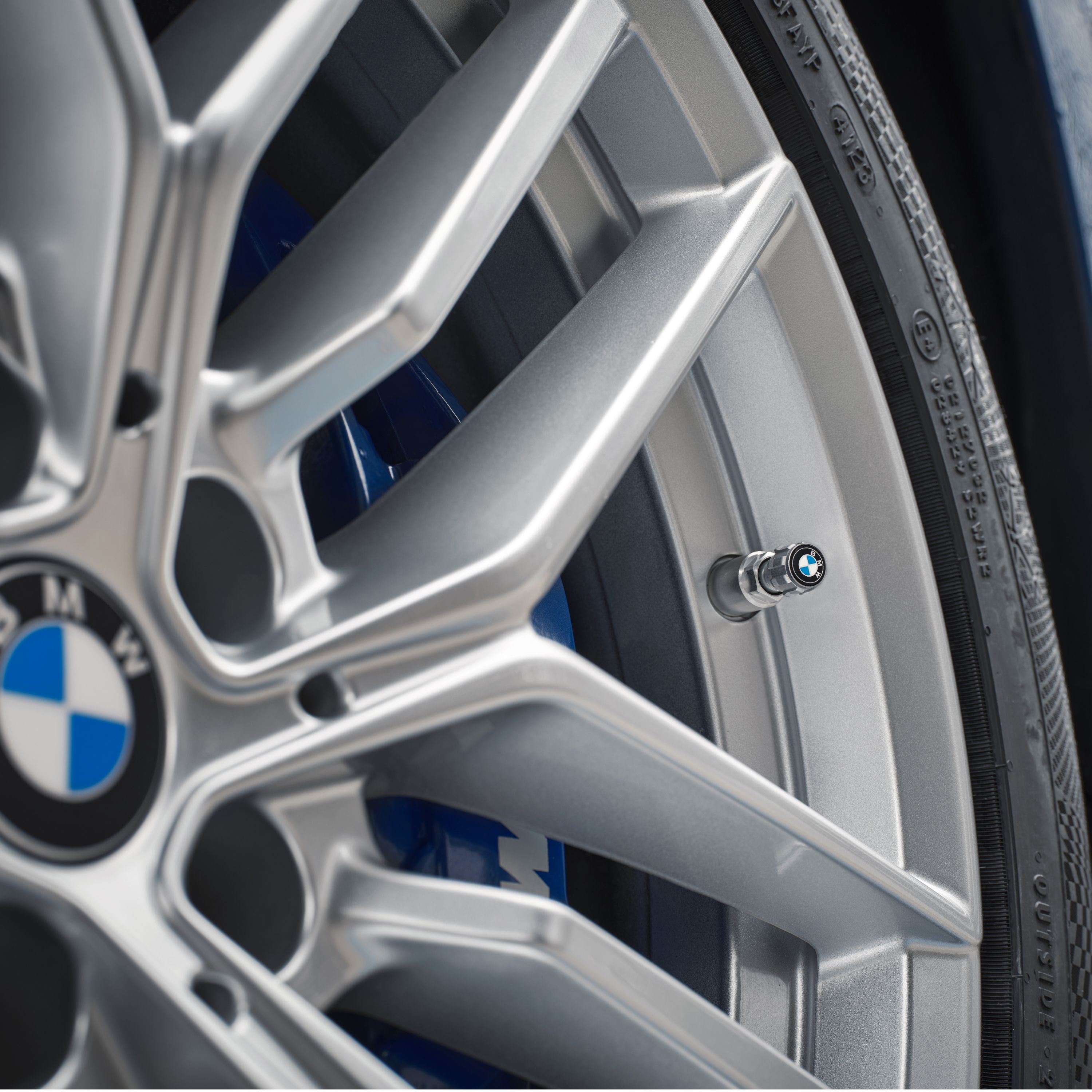 BMW Ventilhattar med BMW logotyp