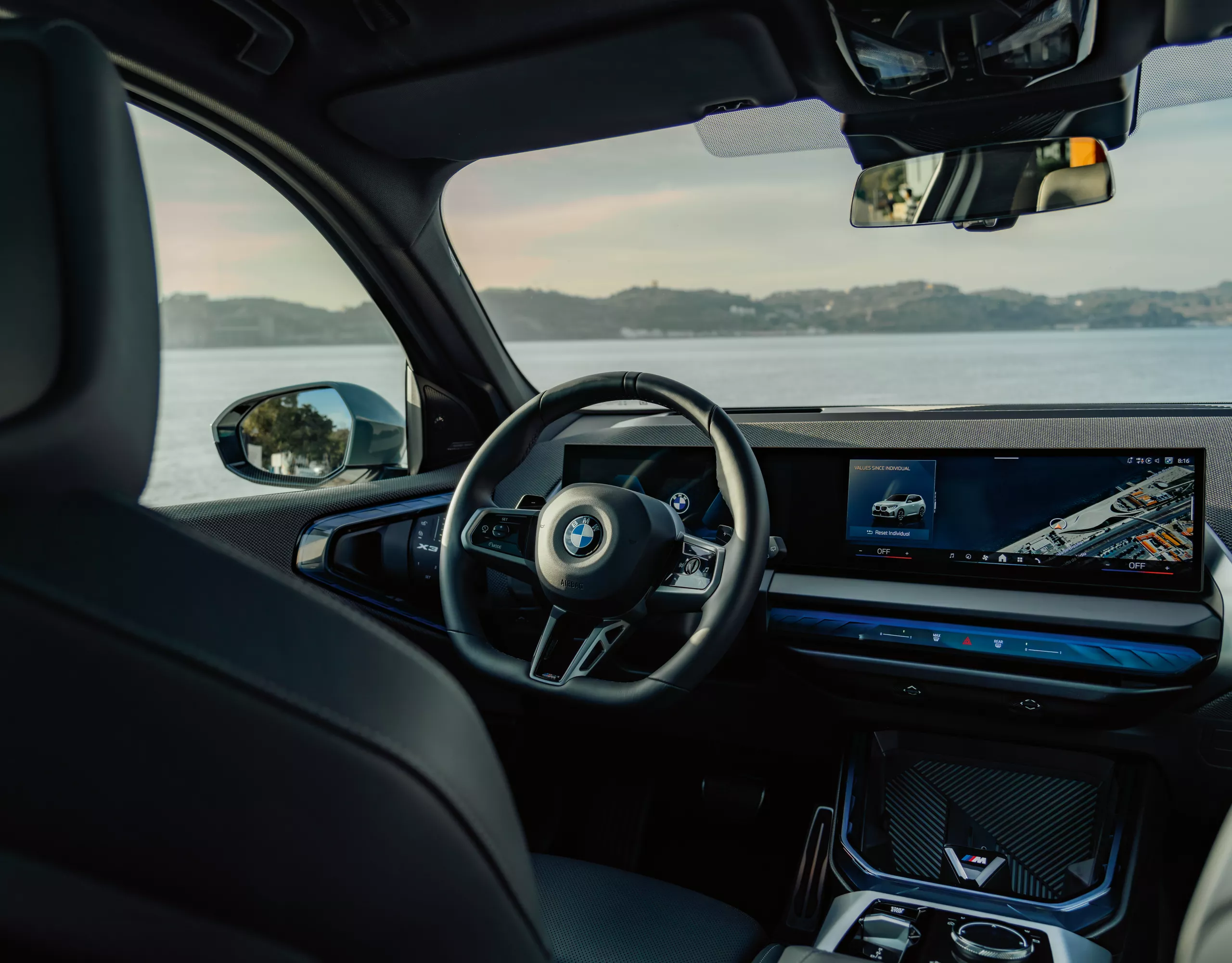 BMW X3 white interior 