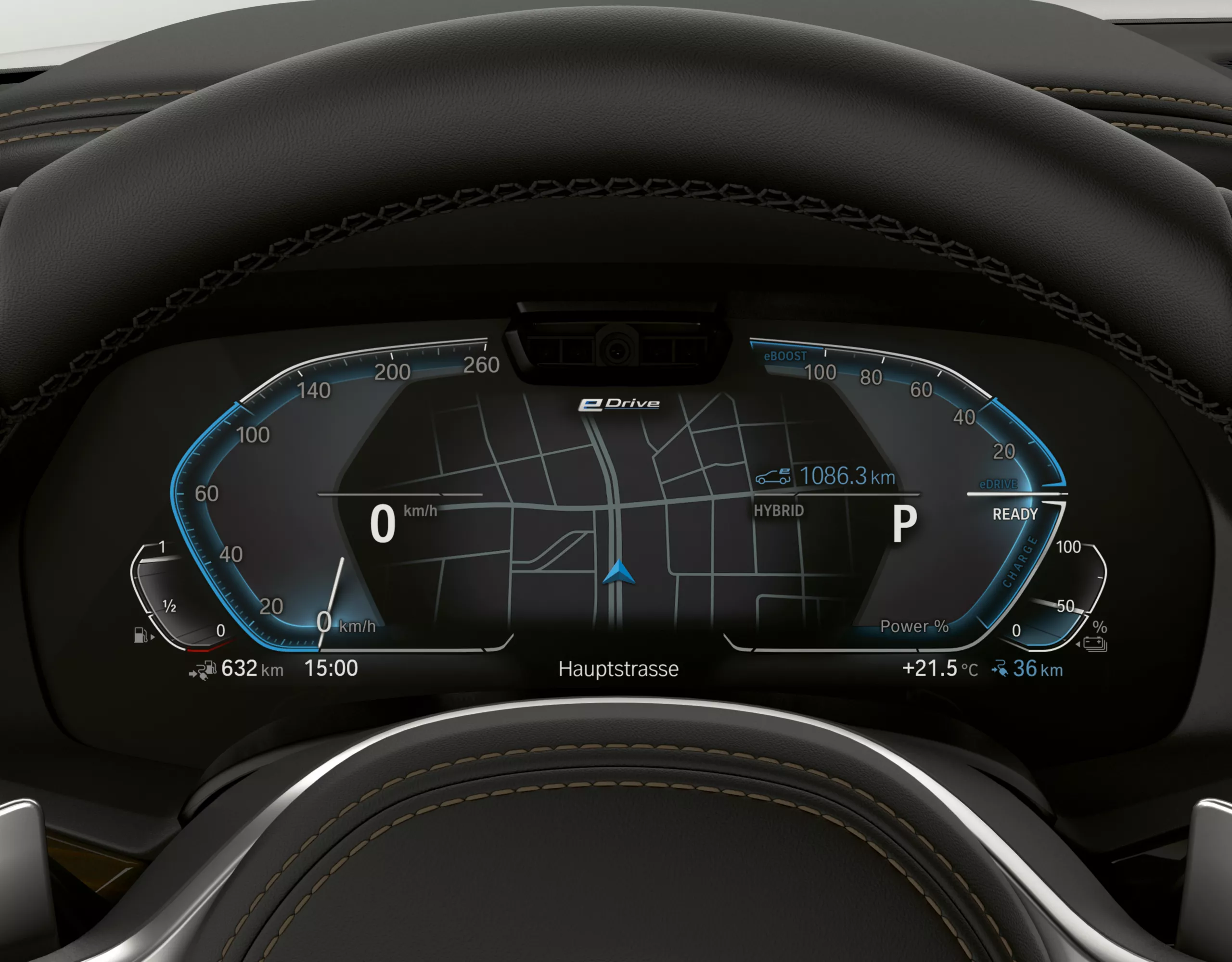 BMW X5 Plug-in Hybrid green interior