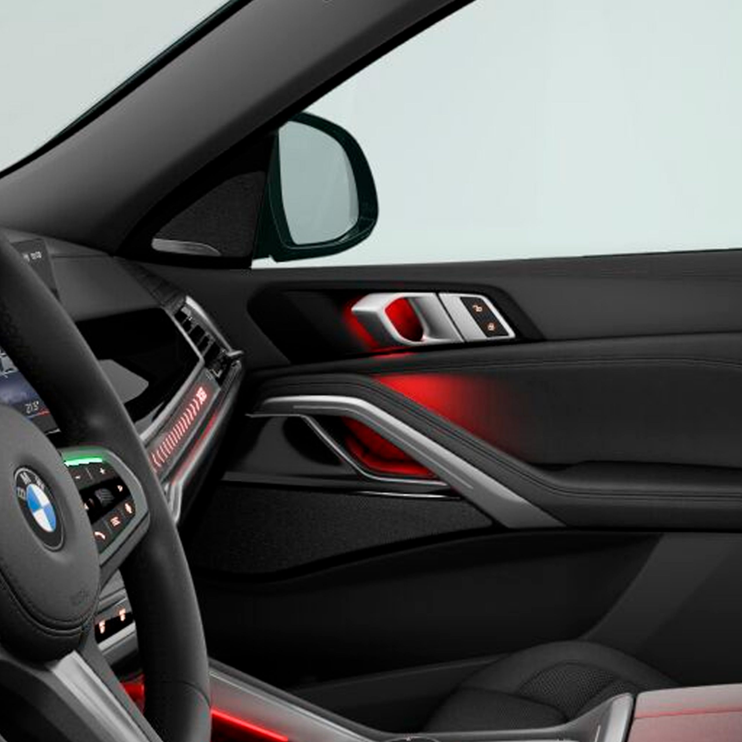 Renderização da traseira do BMW X6 com o sistema de escape M sport