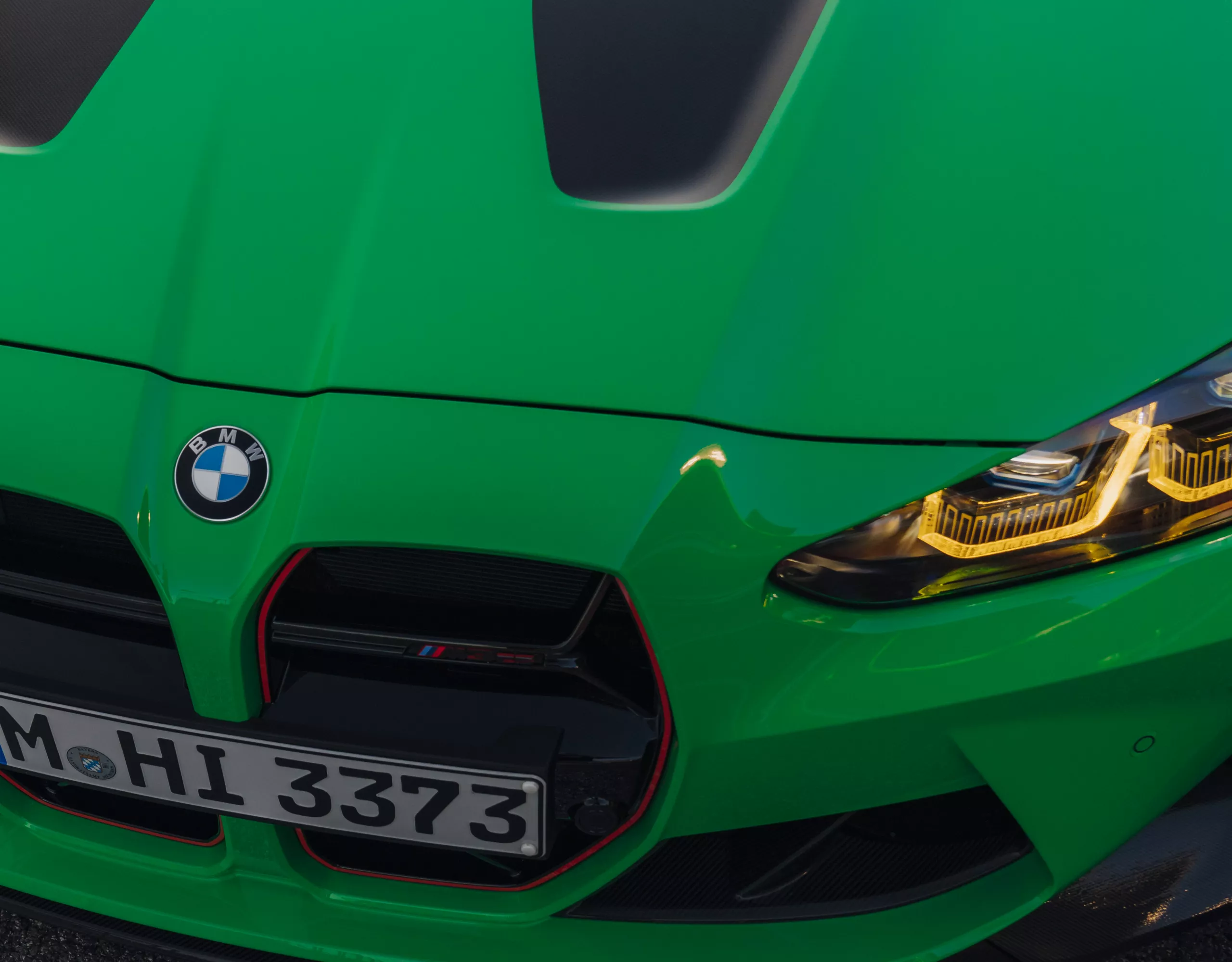 BMW M3 CS M Yellow Icons Lights